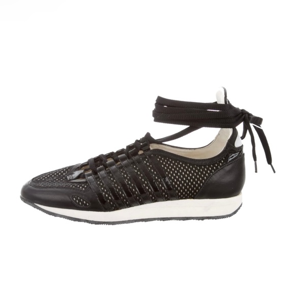 Dolce & Gabbana Mesh-Trimmed Low-Top Sneakers Size: 8 - Picture 1 of 5
